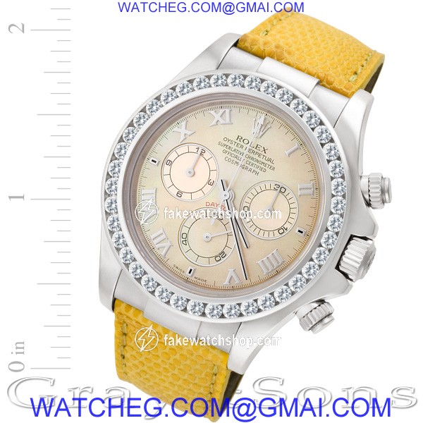 Rolex 116519 Daytona Automatic Male 18k White Gold