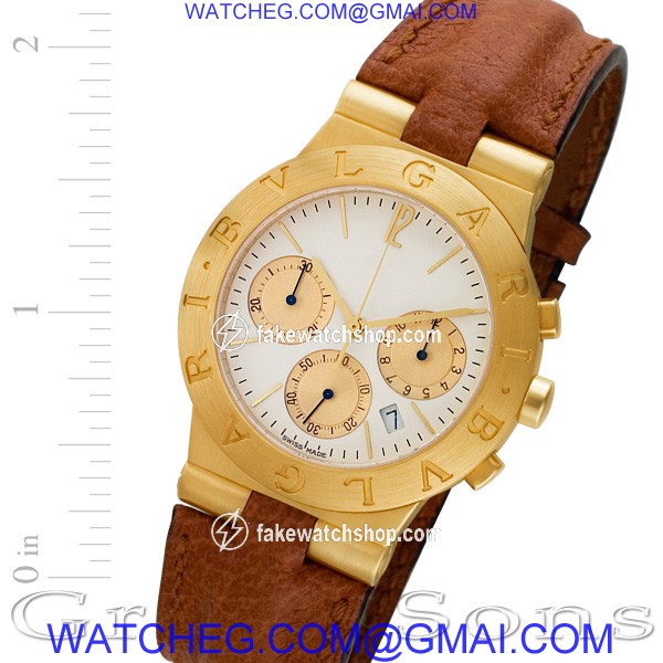 Bvlgari ch 35 g Chronograph Quartz Male 18k yellow gold