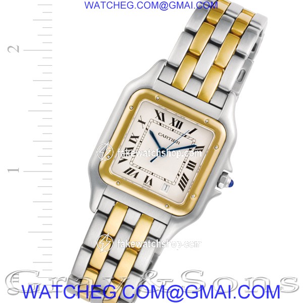 Cartier W25028B Panthere Quartz Male Stainless Steel