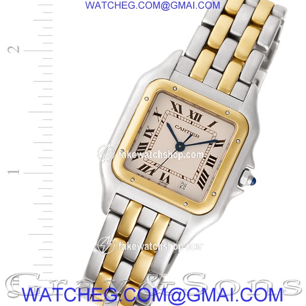 Cartier W25028B Panthere Quartz Male Stainless Steel