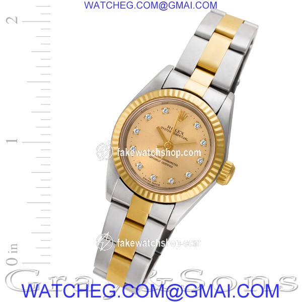 Rolex 67193 Oyster Perpetual Automatic Female Stainless Steel
