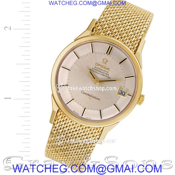 Omega 168005/6 Constellation Automatic Male 18k yellow gold