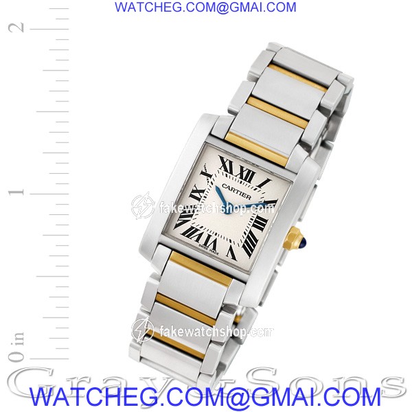 Cartier W51007Q4 Tank Francaise Quartz Female Stainless Steel