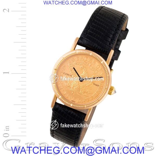 Corum Corum 2965 $5 Coin Quartz Female 18k yellow gold