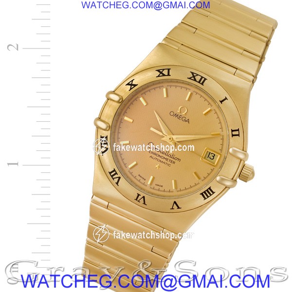 Omega 168.120.1 Constellation Automatic Male 18k yellow gold