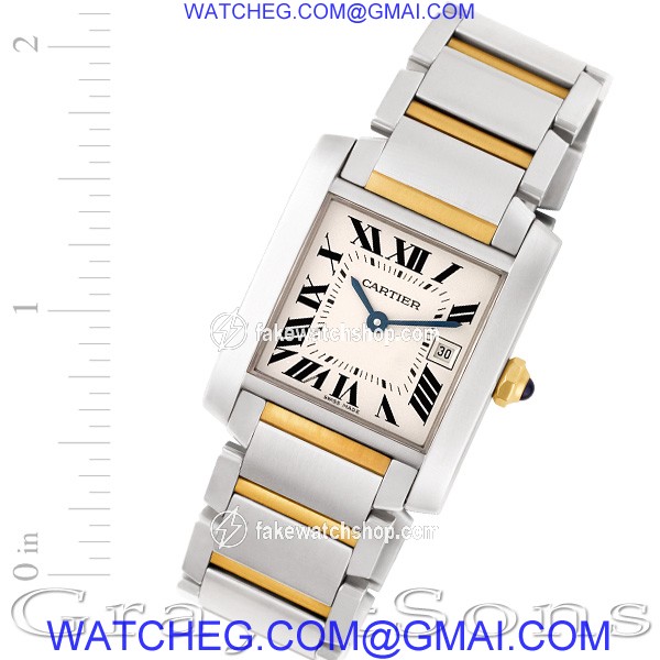 Cartier W51012Q4 Tank Francaise Quartz Unisex Stainless Steel