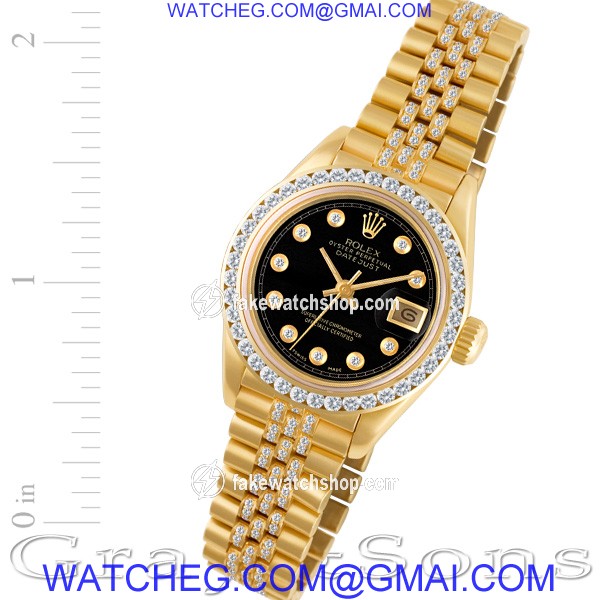 Rolex 69178 Datejust Automatic Female 18k yellow gold