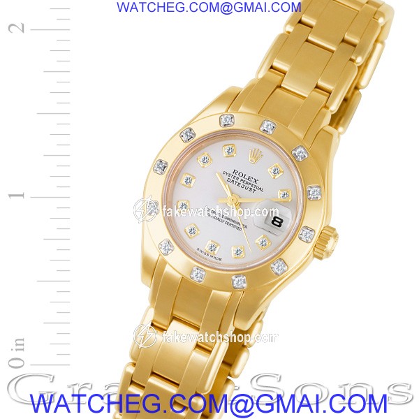 Rolex 80318 Pearlmaster Automatic Female 18k yellow gold