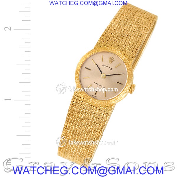 Rolex 2642 Precision Manual Female 18k yellow gold