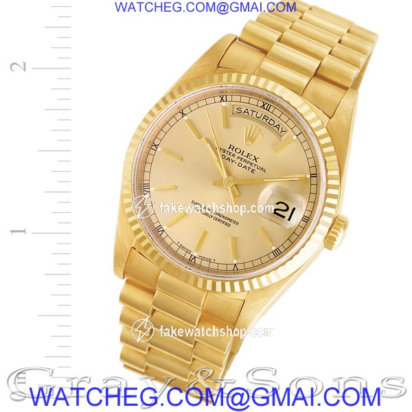 Rolex 18238 Day-Date Automatic Male 18k yellow gold