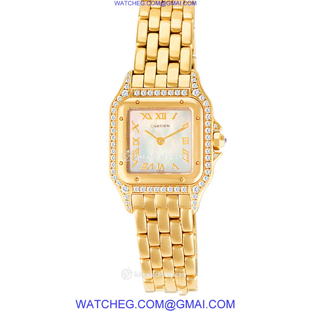 Cartier 12802 Panthere Quartz Female 18k yellow gold