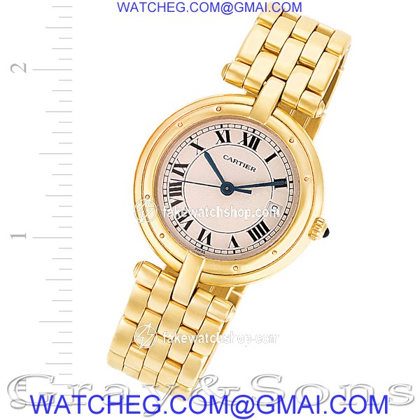 Cartier 883964 VLC Quartz Unisex 18k yellow gold
