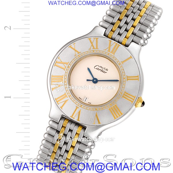 Cartier 126000p 21 Quartz Male Stainless Steel