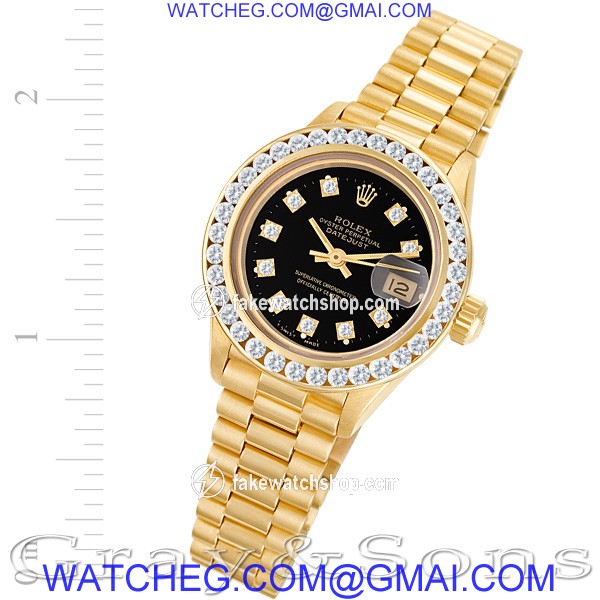 Rolex 69178 Datejust Automatic Female 18k yellow gold