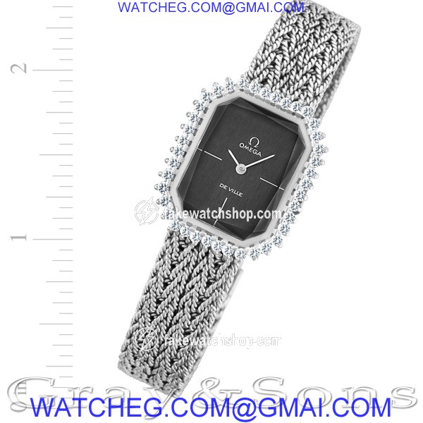 Omega Omega 4042 De Ville Manual Female 18k White Gold