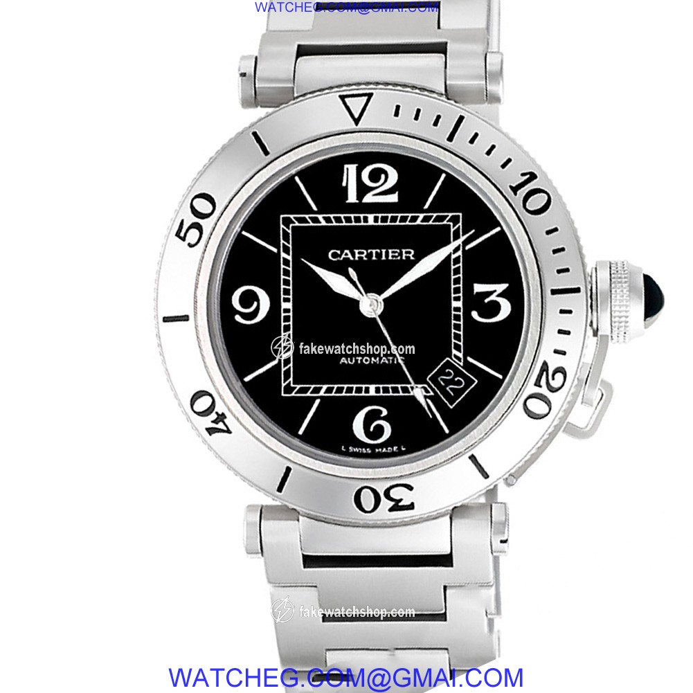 Cartier W31077M7 Pasha Seatimer Automatic Male Stainless Steel