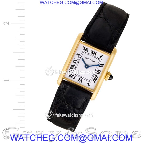 Cartier Cartier 1034 Tank Manual Female 18k yellow gold