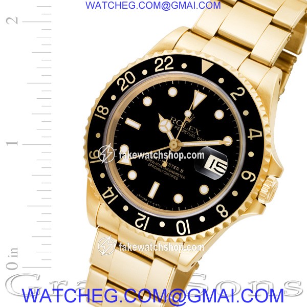 Rolex 16718 GMT-Master II Automatic Male 18k yellow gold
