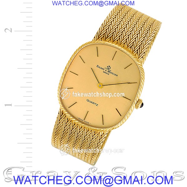 Baume & Mercier 972409  Quartz Male 14k yellow gold