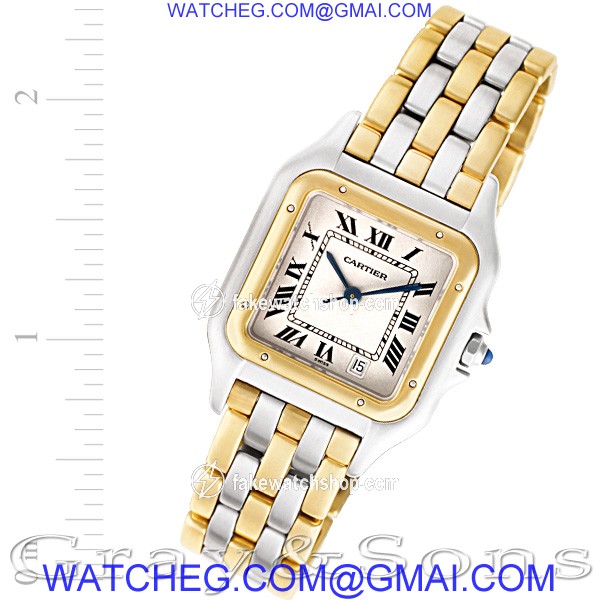Cartier w25028b Panthere Quartz Male Stainless Steel