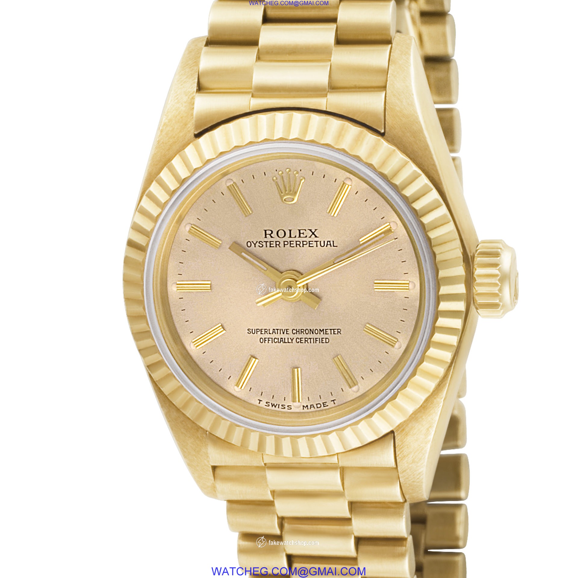 Rolex 67198 Oyster Perpetual Automatic Female 18k yellow gold