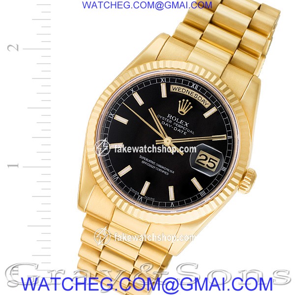 Rolex 118238 Day-Date Automatic Male 18k yellow gold