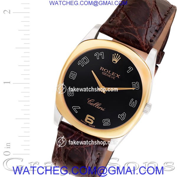 Rolex 4237 Cellini Manual Male 18k White Gold