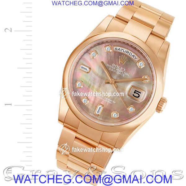 Rolex 118205 Day-Date Automatic Male 18k rose gold