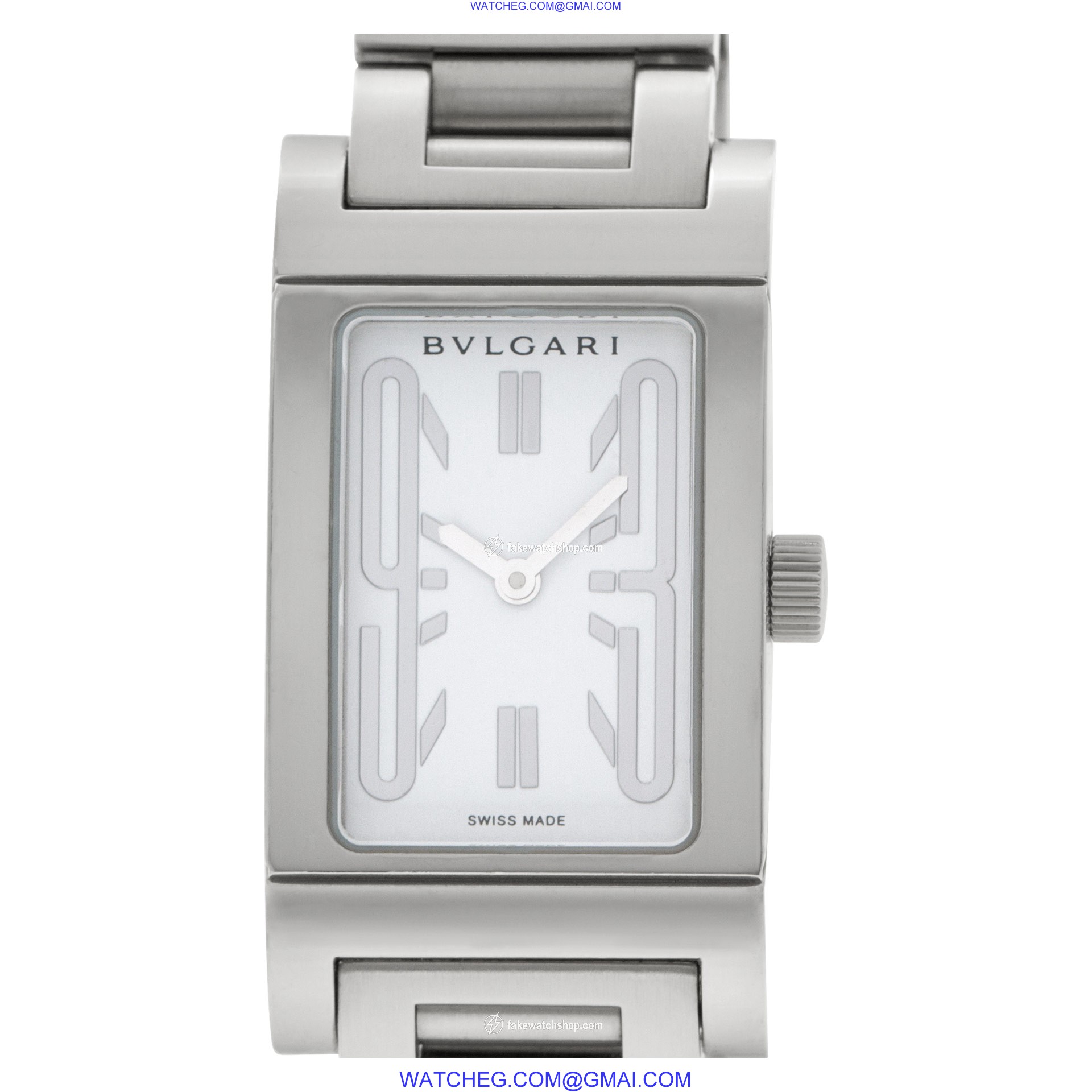 Bvlgari rt 39 s Rettangolo Quartz Female Stainless Steel