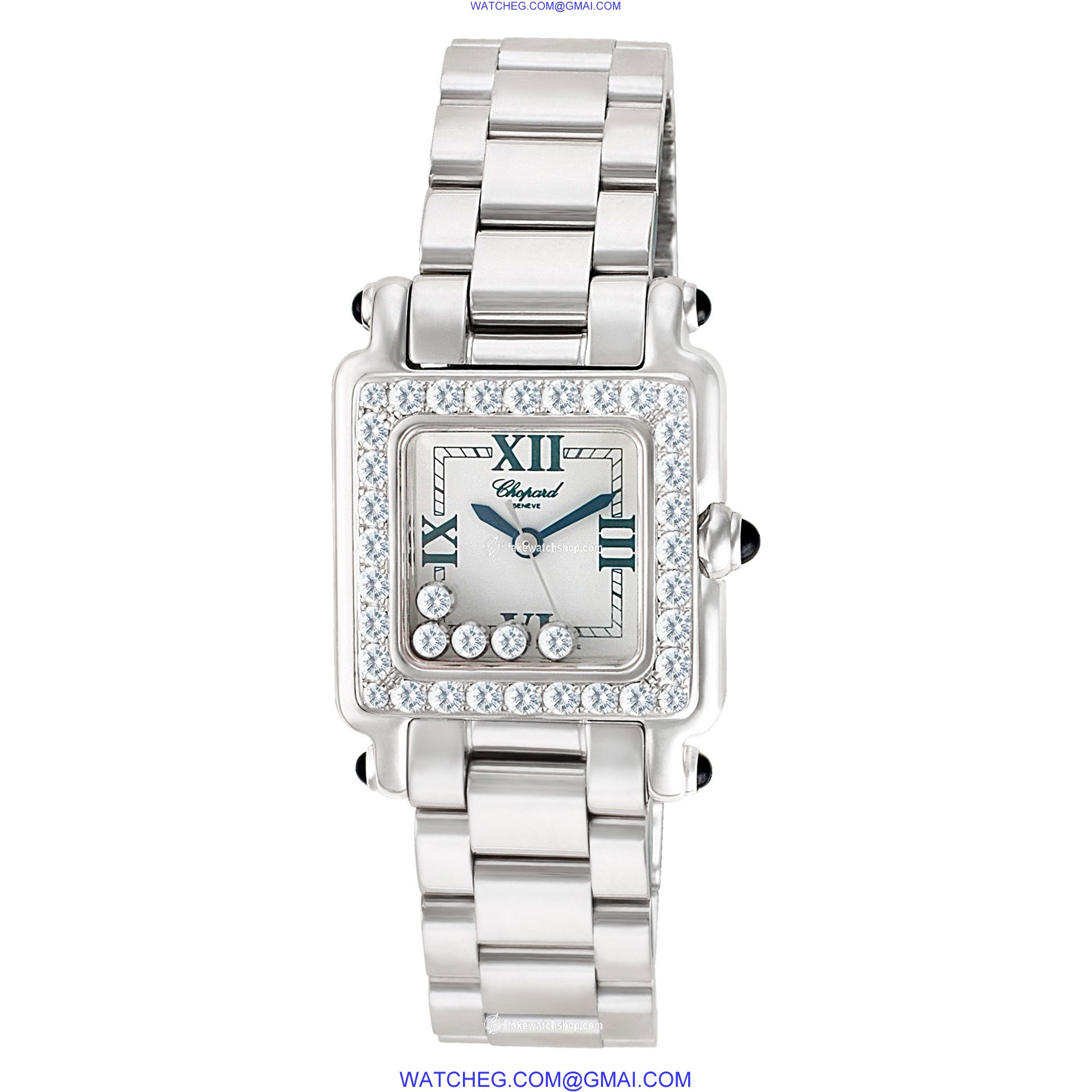 Chopard 27/6851-23/11 Happy Sport Quartz Female 18k White Gold