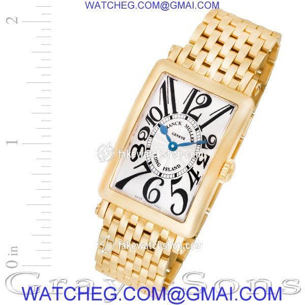 Franck Muller 902qz Long Island Quartz Female 18k yellow gold