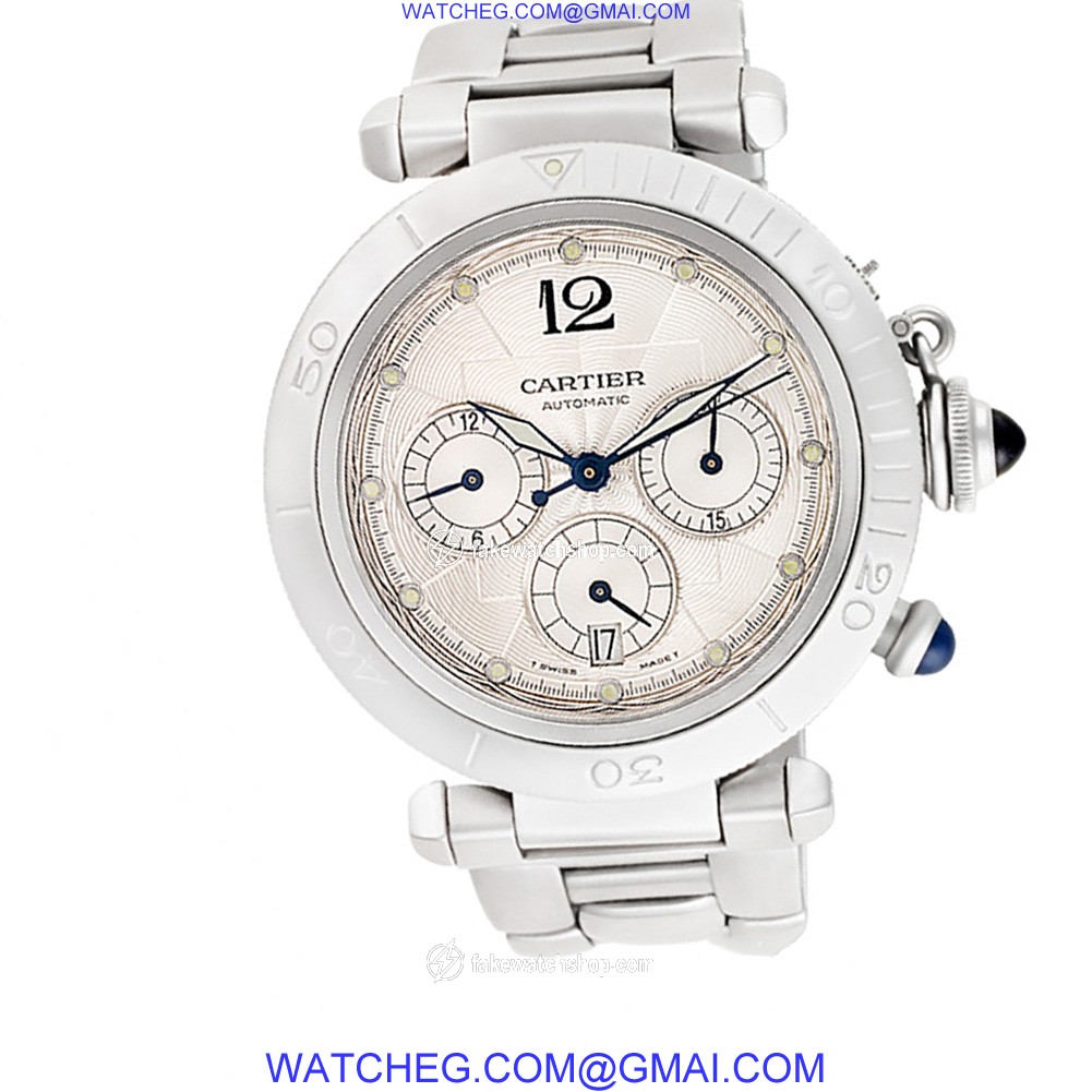 Cartier W31030H3 Pasha Chronograph Automatic Male Stainless Steel
