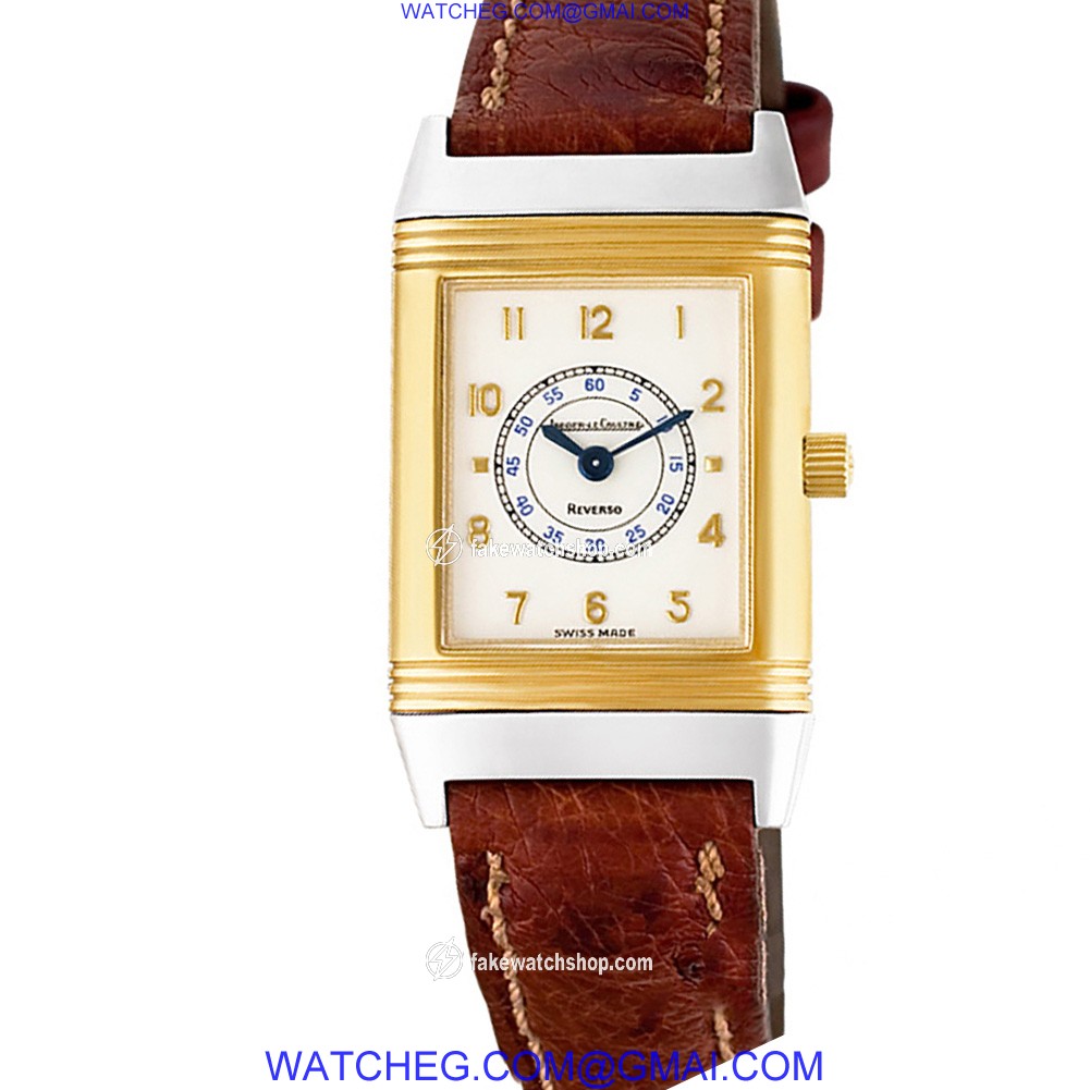 Jaeger LeCoultre 260.5.08 Reverso Quartz Female 18k gold & Stainless Steel