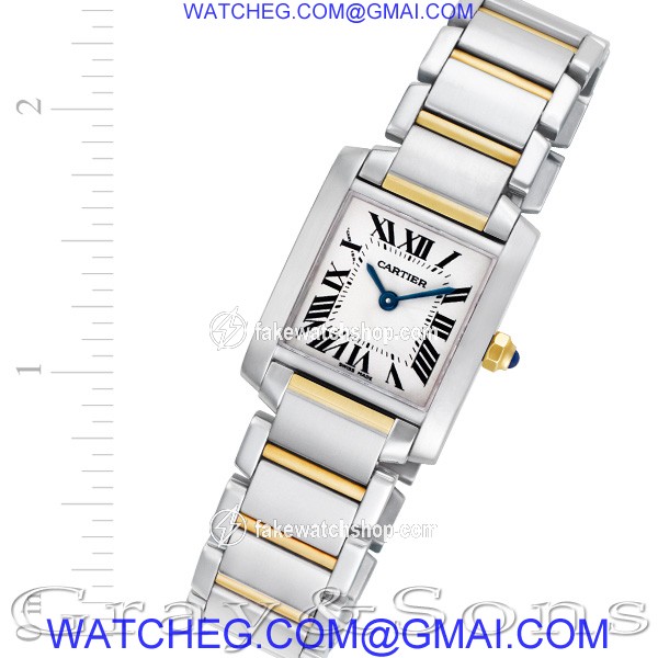 Cartier W51007Q4 Tank Francaise Quartz Female Stainless Steel