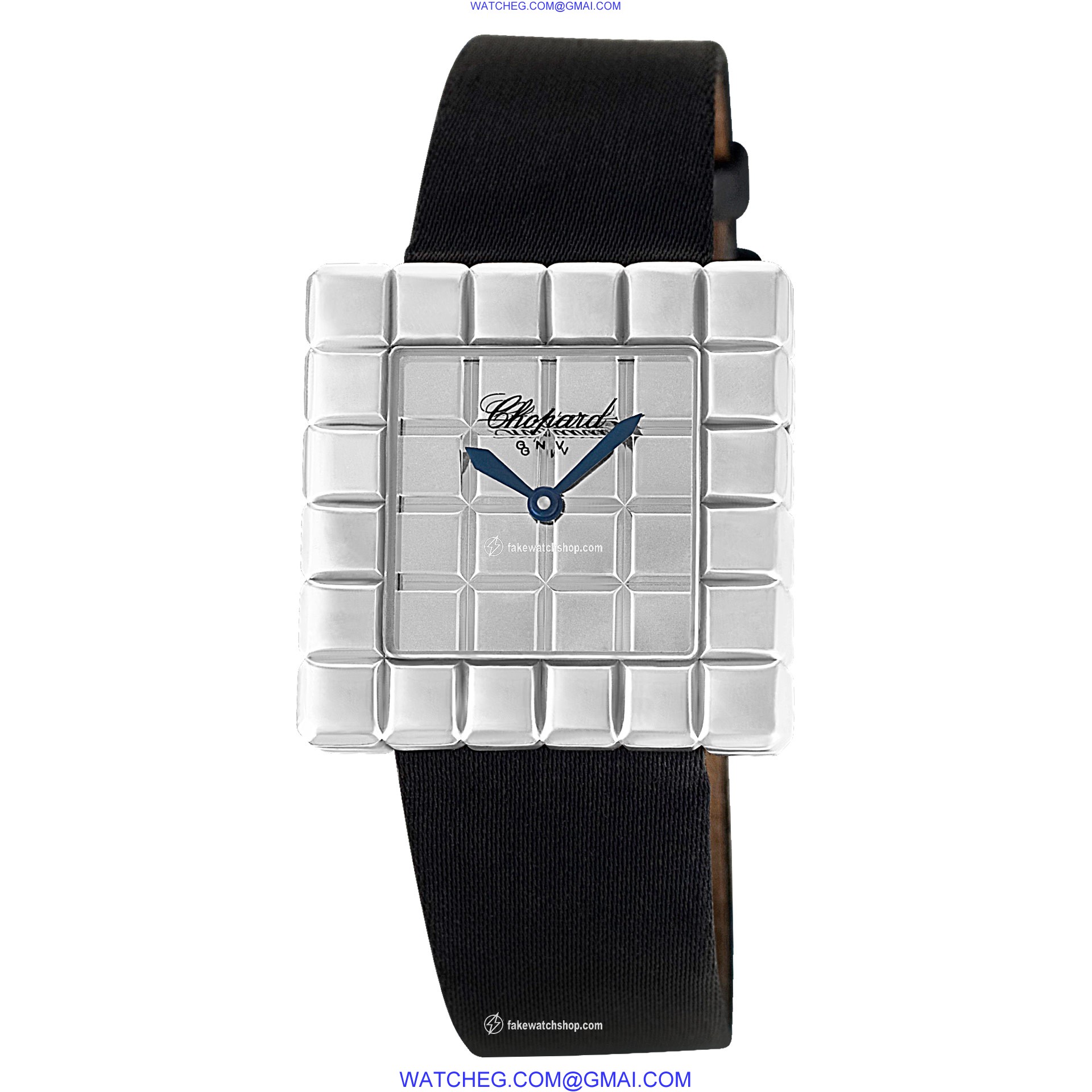 Chopard 12/7407 De Grisogono Ice Cube Quartz Female 18k White Gold