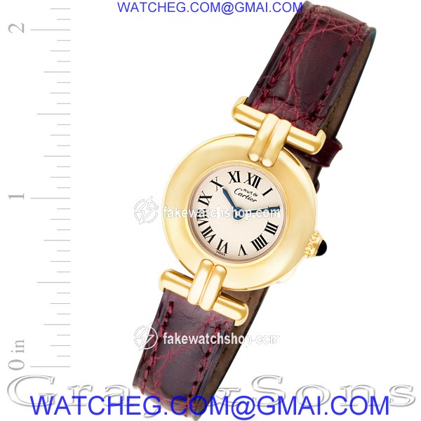 Cartier w1000653 Must de Quartz Female Vermeil