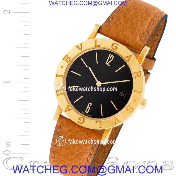 Bvlgari BB 33 GL Bvlgari Quartz Male 18k yellow gold