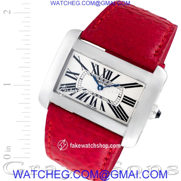 Cartier W6300255 Divan Quartz Female Stainless Steel