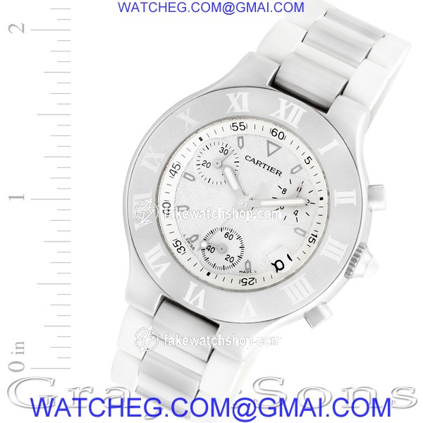Cartier W10184U2 Chronoscaph 21 Quartz Male Stainless Steel