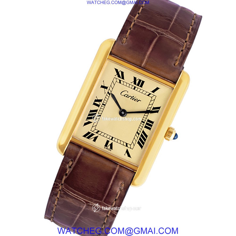 Cartier 41578 Vermeil Quartz Male Vermeil