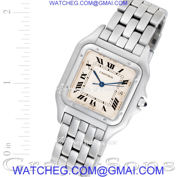 Cartier W25054P5 Panthere Quartz Male Stainless Steel