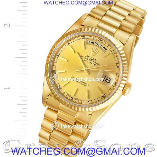 Rolex 18238 Day-Date Automatic Male 18k yellow gold
