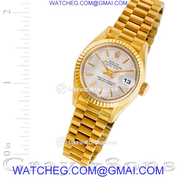 Rolex 69178 Datejust Automatic Female 18k yellow gold
