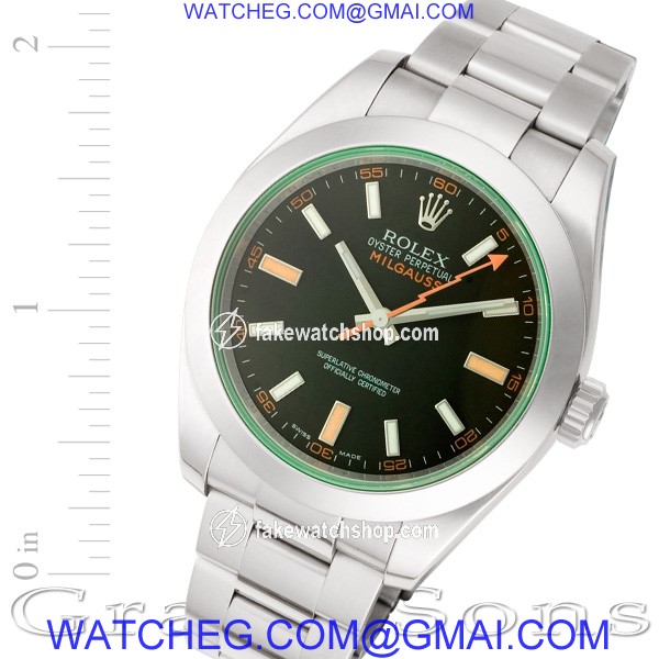 Rolex 116400GV Milgauss Automatic Male Stainless Steel