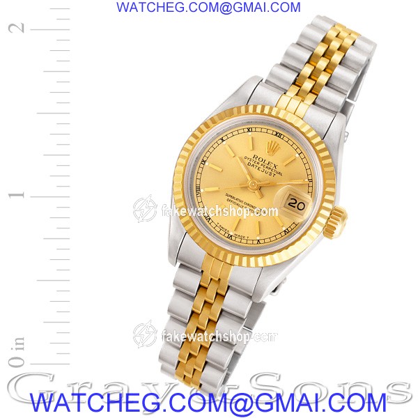 Rolex 69173 Datejust Automatic Female Stainless Steel