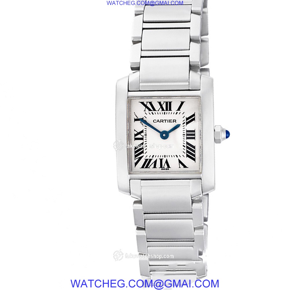 Cartier W51008Q3 Tank Francaise Quartz Female Stainless Steel