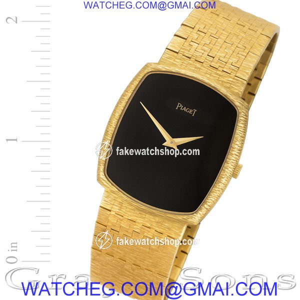 Piaget 9741 Black Tie Manual Male 18k yellow gold