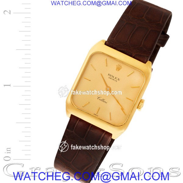 Rolex 4131 Cellini Manual Unisex 18k yellow gold