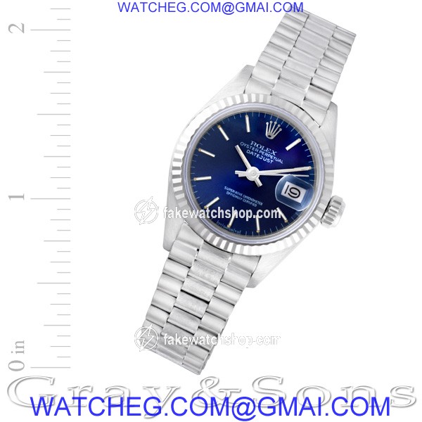 Rolex 6917 Datejust Automatic Female 18k White Gold