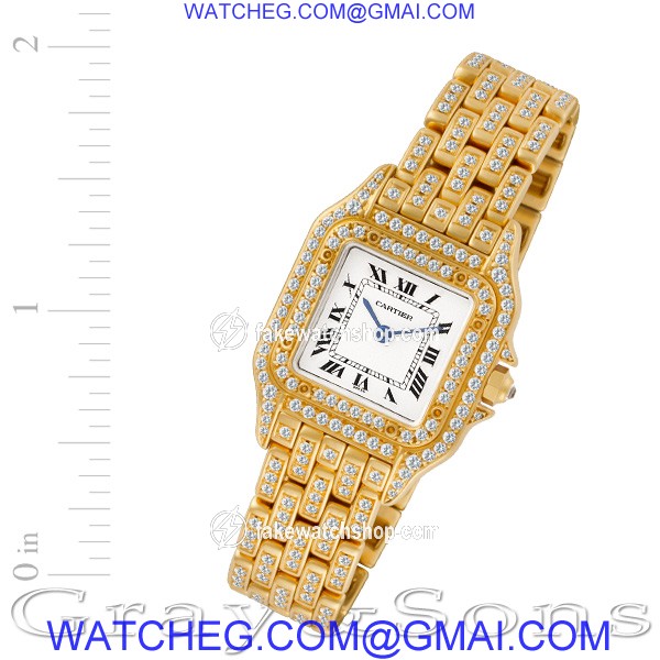 Cartier 883.704.48 Panthere Quartz Female 18k yellow gold